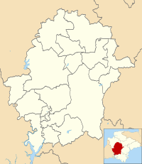 West Devon UK ward map 2015 (blank).svg