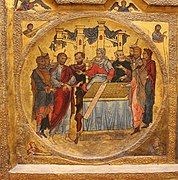 Westfalia, altare con la crocifissione di cristo, 1230-40 ca. 02.JPG