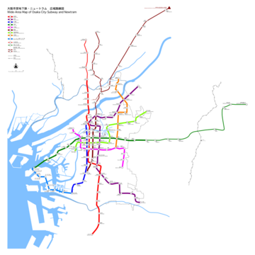 Osakako metroa