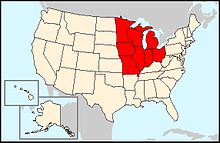 Wikivoyage US regions - The Midwest states.jpg