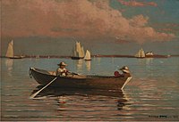 Winslow Homer, Gloucester Harbor, 1873, dar nadace Enid and Crosby Kemper Foundation