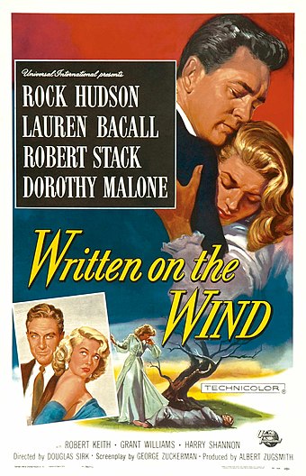 Écrit sur du vent (1956).