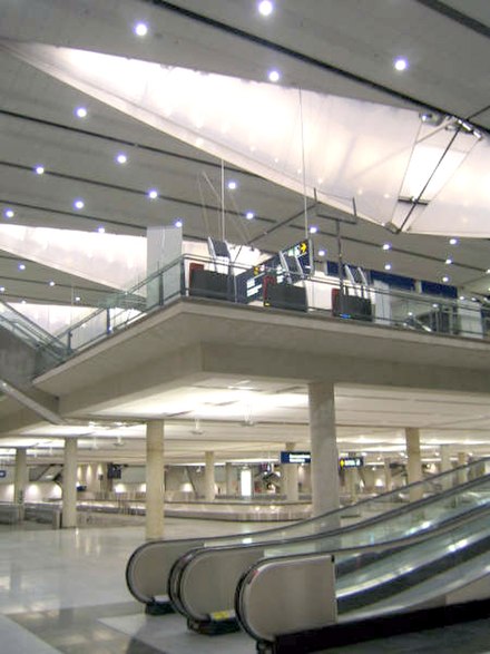 International arrivals hall at Montreal-Pierre Elliott Trudeau International Airport