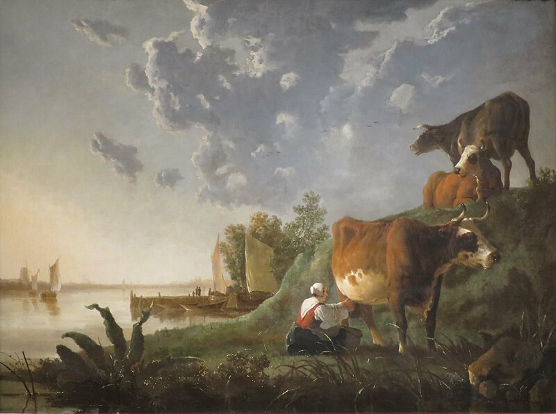 File:'Evening in the Meadows' by Aelbert Cuyp, Norton Simon Museum.jpg