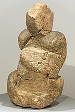 Statue anthropomorphe, 44 - 25 av. J.-C., site de Vieille-Toulouse.