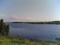 Vista de Velikaya desde el pueblo de Piskovichi, región de Pskov