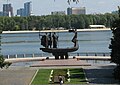 Monument to the Founders of Kyiv (pictured in 2015)