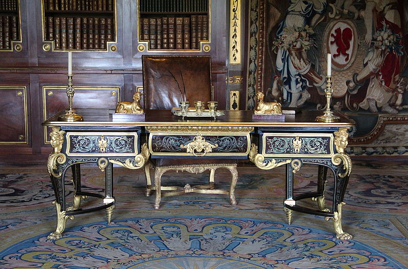 File:0 Grand bureau de Nicolas Fouquet - Château de Vaux-le-Vicomte.JPG