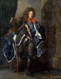 1694 Portrait of Louis de Bourbon, Prince of Condé from the workshop of Rigaud (Versailles).jpg