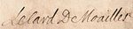 Signature de Louis-Antoine de Noailles