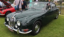 Jaguar S - September 1963 1965 Jaguar Mk I S Type 3.8 Saloon (16162271870) (cropped).jpg