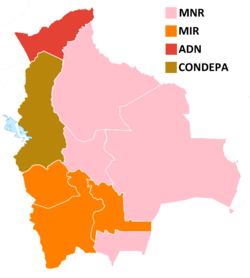 Elecciones generales de Bolivia de 1989