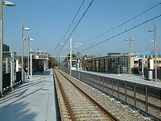 <span class="mw-page-title-main">Leidsewallen RandstadRail station</span> Railway station in Zoetermeer, Netherlands