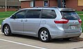 2016 Toyota Sienna LE, rear left view