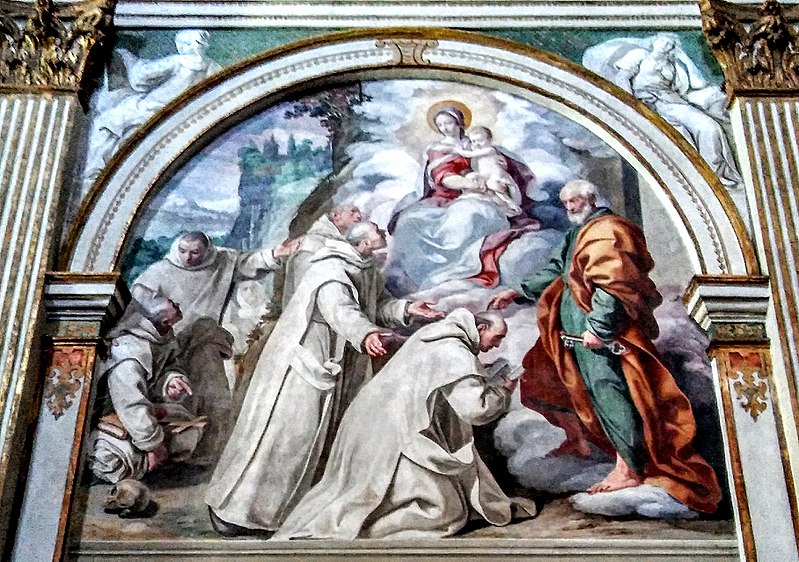 File:20170903 Certosa di Garegnano - Apparizione della Madonna e San Pietro, Daniele Crespi.jpg