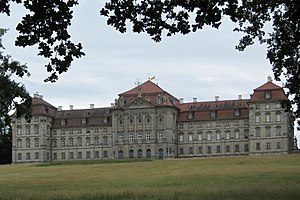 Pommersfelden Schloss Weißenstein: Geschichte, Beschreibung, Panorama