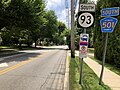 File:2018-07-22 14 04 36 View south along New Jersey State Route 93 and Bergen County Route 501 (Grand Avenue) just south of Bergen County Route 56 (Fort Lee Road) in Leonia, Bergen County, New Jersey.jpg