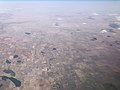 2022-03-24 18 18 12 UTC minus 6 View north along Interstate 25 in eastern Larimer County and northwestern Weld County in Colorado, and southern Laramie County, Wyoming, with the town of Wellington (lower left) and city of Cheyenne (top) visible.jpg