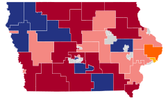 2024 United States presidential election Republican primary Iowa Senate endorsements.svg