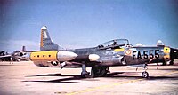 27th Fighter-Interceptor Squadron Lockheed F-94C-1-LO Starfire 51-13555.jpg