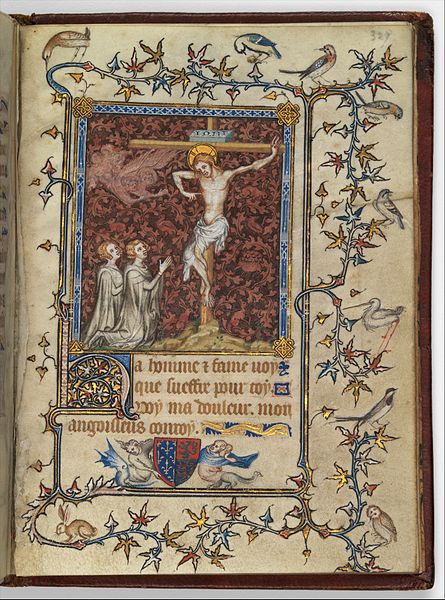 File:3 Jean Le Noir. Miniature from Psalter of Bonne of Luxemburg 1348-49 Metropolitan Museum, N-Y.jpg