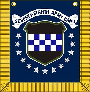 <span class="mw-page-title-main">78th Army Band</span> Military unit