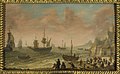 Abraham Willaerts - A Coastal Scene with Dutch Vessels and a Fish Market - NB 158 MNW - National Museum in Warsaw.jpg