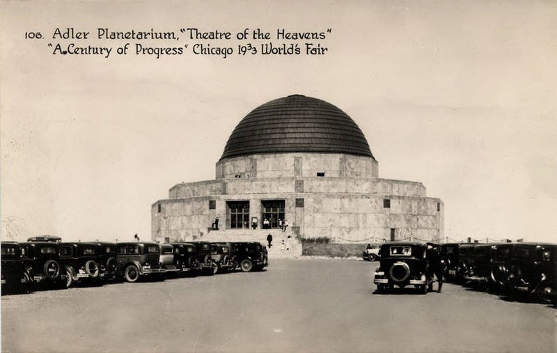 File:Adler Planetarium, " Theatre Of The Heavens," " A Century Of Progress" Chicago 1933 Worlds Fair (NBY 415284).jpg