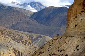 On the way to Lo Manthang (3,840 m) by Mohan K. Duwal