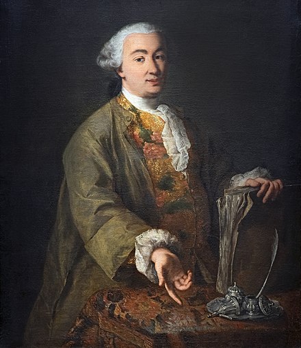 Portrait of Carlo Goldoni by Alessandro Longhi