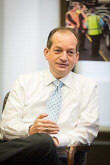 Acosta meeting with apprentice program participants as the secretary of labor. Alexander Acosta meets with Apprentices from Mercuria Energy L-17-06-14-A-026 (35305689955).jpg