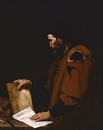 Aristotle by Jusepe de Ribera. Oil on canvas, 1637