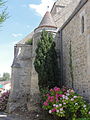 Tourelle d'escalier entre nef et collatéral nord.