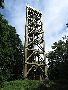 Der dritte (inzwischen abgebaute) Atzelbergturm