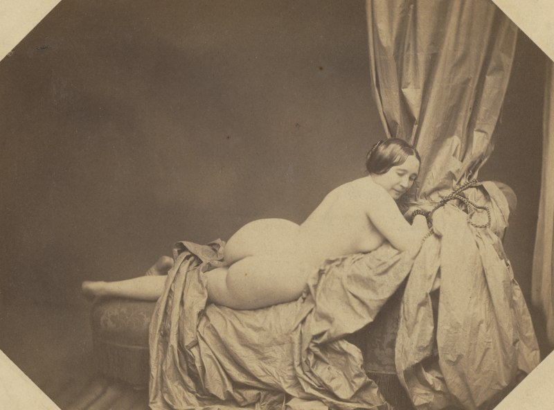 File:Auguste Belloc - Academic Nude, Reclining on a Sofa - 1998.55 - Cleveland Museum of Art.tif