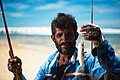 Average Sri Lankan middle aged fisherman (close up outdoor portrait). Sri Lanka.jpg