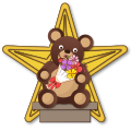 Baby bear on Wikilove barnstar.svg