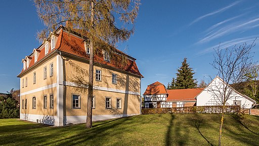 Bad Berka Ilmstraße 1 Wirtschaftsgebäude und Einfriedung (sog. „Edelhof“)