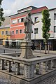 Deutsch: Hl. Nepomuk am Hauptplatz in Bad Leonfelden, Oberösterreich