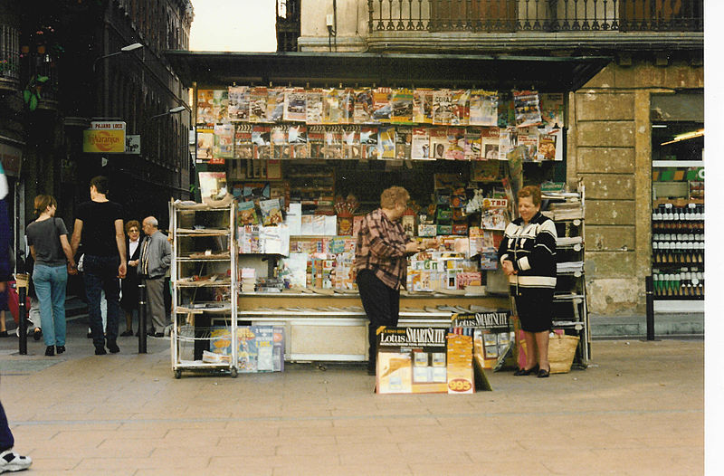 File:Barcelona - newsstand.jpg