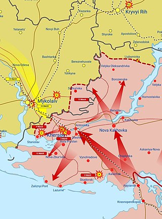 <span class="mw-page-title-main">Battle of Kherson</span> Engagement during the 2022 Russian invasion of Ukraine