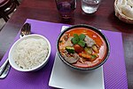 Thumbnail for File:Beef massaman curry, Saveurs d'Asie, Rue de Vouillé, Paris 001.jpg