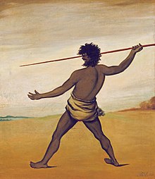 Benjamin Duterrau - Timmy, a Tasmanian Aboriginal, throwing a spear - Google Art Project.jpg