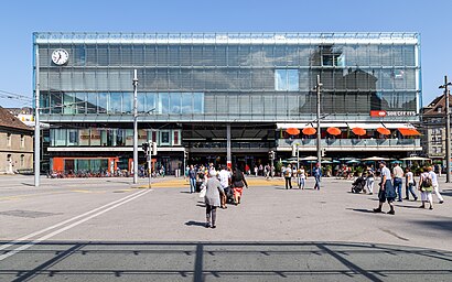 So kommt man zu dem Bern Bahnhof mit den Öffentlichen - Mehr zum Ort Hier