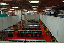 One of the reading rooms in the Reference Library Birmingham Central Library - Desks-1.jpg