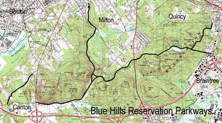 <span class="mw-page-title-main">Blue Hills Reservation Parkways</span> United States historic place