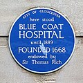 wikimedia_commons=File:Blue plaque marking the site of Blue Coat Hospital.jpg