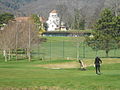 Abadia vista do golf