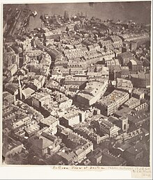 Luftaufnahme von Boston von James Wallace Black, am 13. Oktober 1860