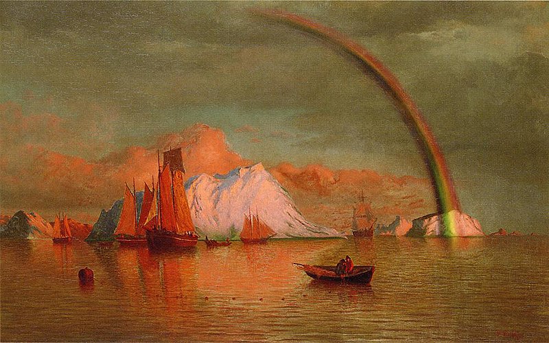 File:Bradford William Arctic Sunset with Rainbow 1877.jpg